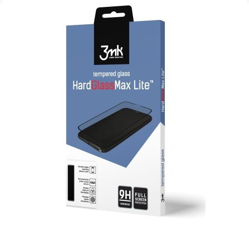 3mk tvrdené sklo HardGlass Max pre Apple iPhone 12/12 Pro, čierna
