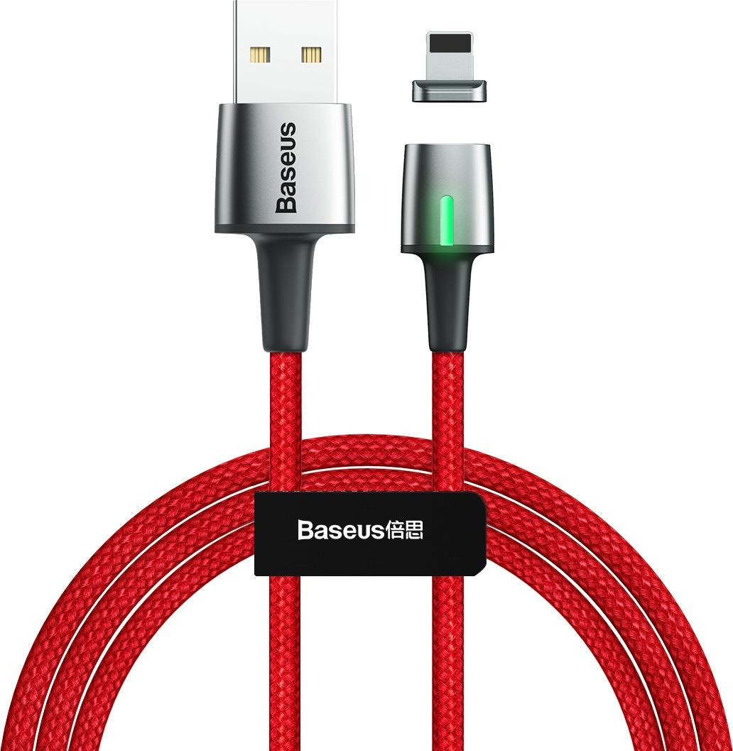 Baseus Zinc Magnetic Cable USB pre Lightning 1.5A 2M Red