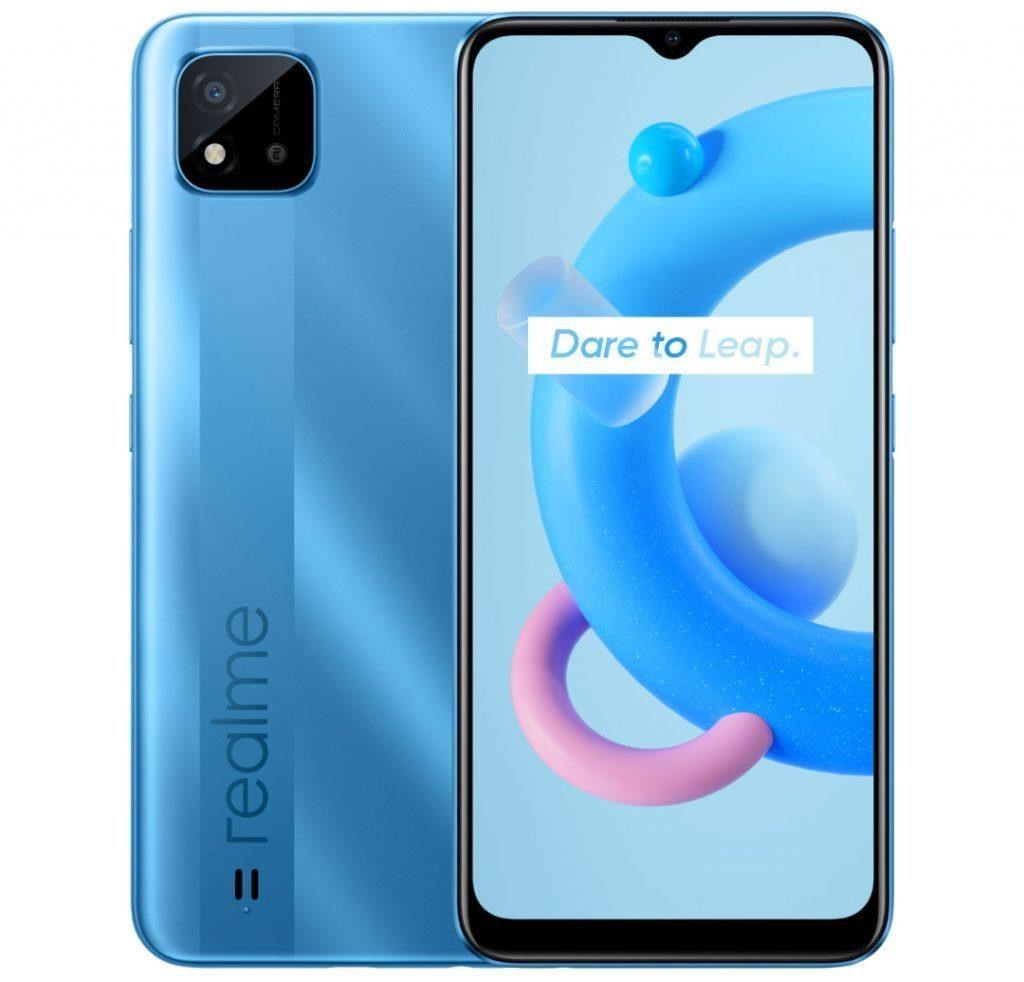 Realme  - Mobilný telefón Realme C11 2021 2GB/32GB, modrá + DÁREK Držák na mobil mring