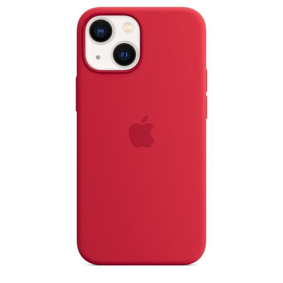 APPLE iPhone 13 mini Silicone Case with MagSafe - (PRODUCT)RED