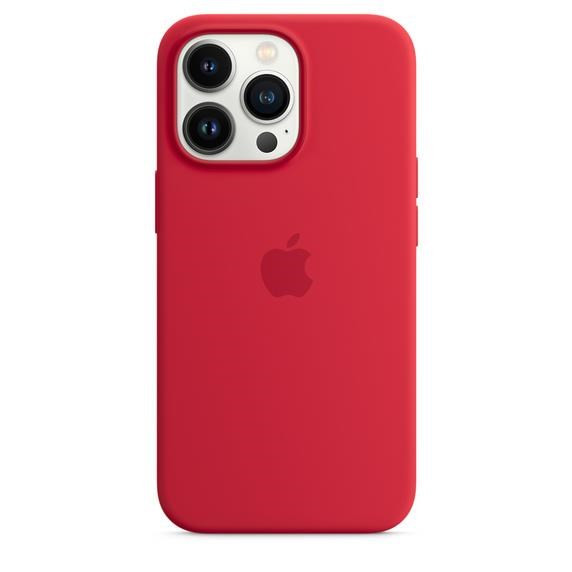 APPLE iPhone 13 Pre Silicone Case with MagSafe - (PRODUCT)RED