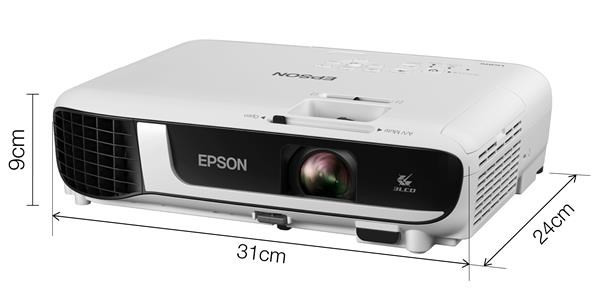 EPSON projektor EB-X51, 1024x768, 3800ANSI, 15000:1, VGA, HDMI, USB 2-in-1, voliteľne WiFi