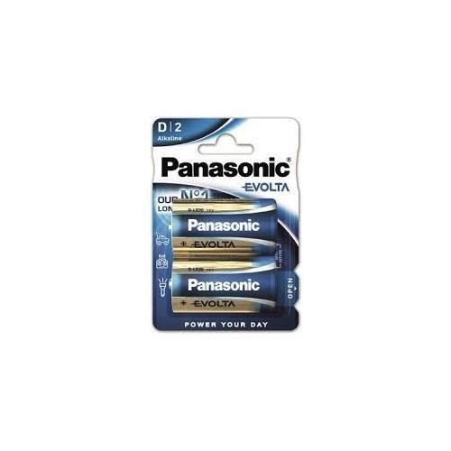 PANASONIC Alkalické batérie EVOLTA Platinum LR20EGE/2BP D 1, 5V (Blister 2ks)