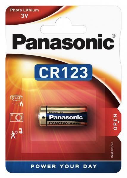 PANASONIC Lítiové - FOTO batéria CR-123AL/1BP 3V (blister - 1ks)