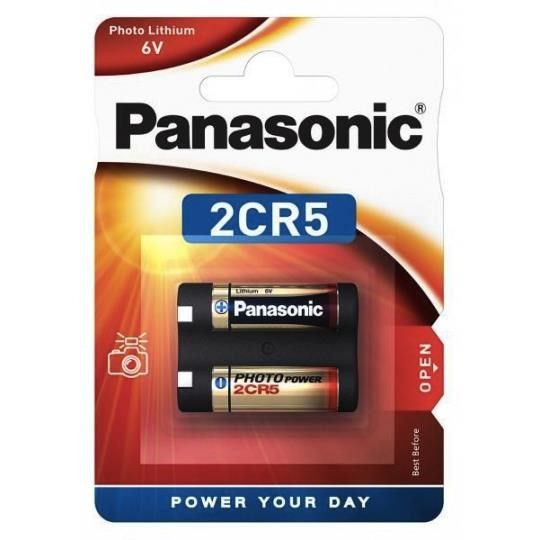 PANASONIC Lítiové - FOTO batéria 2CR-5L/1BP 6V (blister - 1ks)
