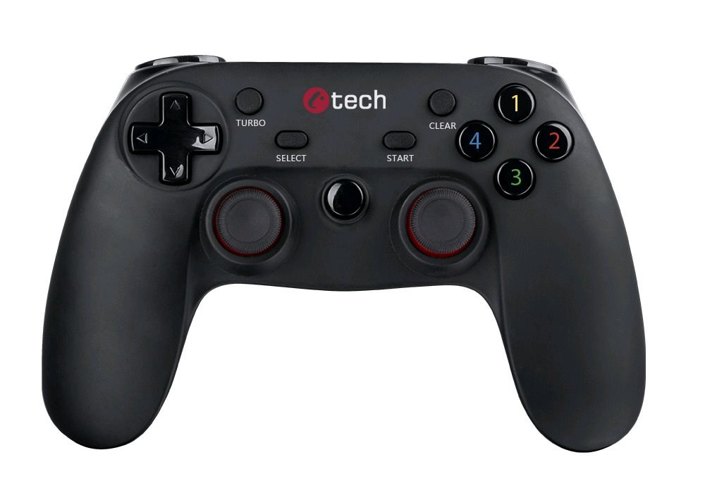 C-TECH gamepad Lycaon pre PC/PS3/Android, 2x analóg, X-input, vibračný, bezdrôtový, USB