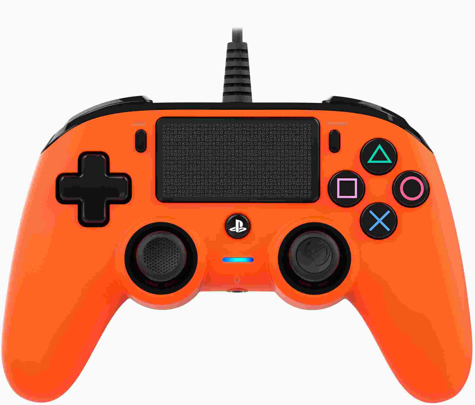 Nacon Wired Compact Controller - ovládač pre PlayStation 4 - oranžový