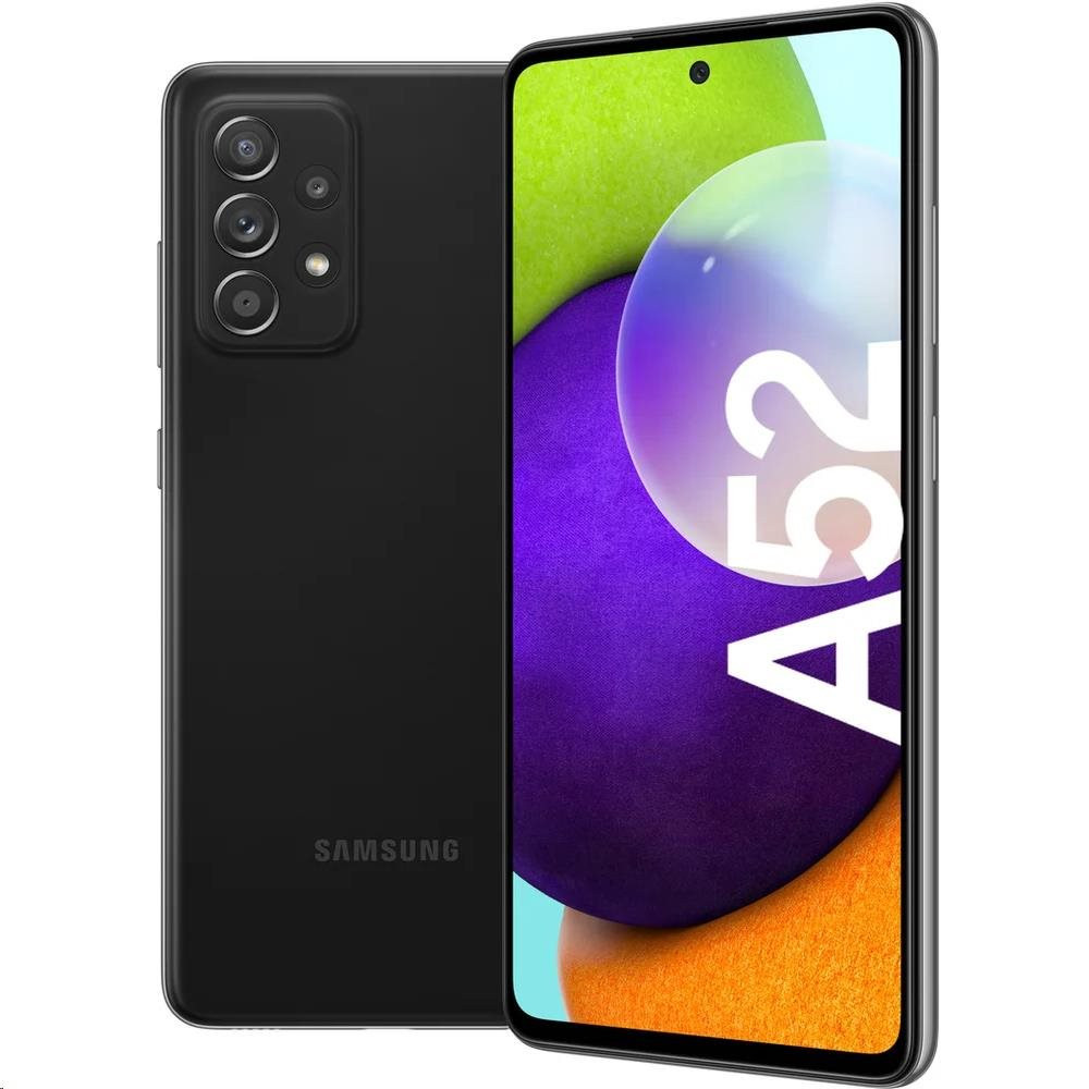Samsung Galaxy A52 (A525), 128 GB, LTE, čierna