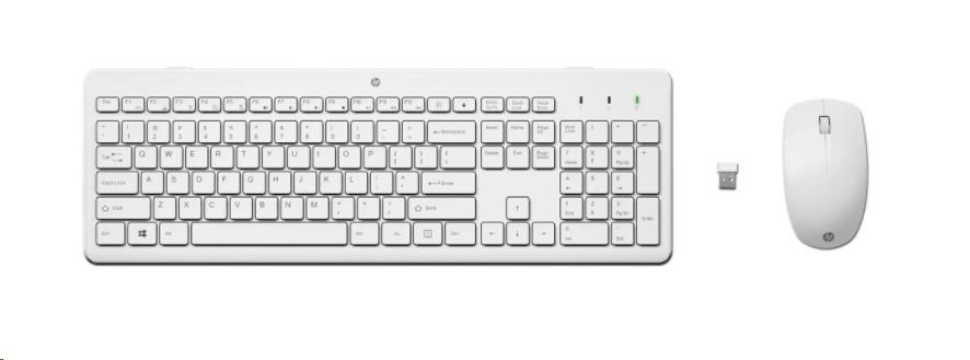 HP 230 Wireless Mouse and Keyboard Combo (White) WW - bezdrôtová klávesnica a myš