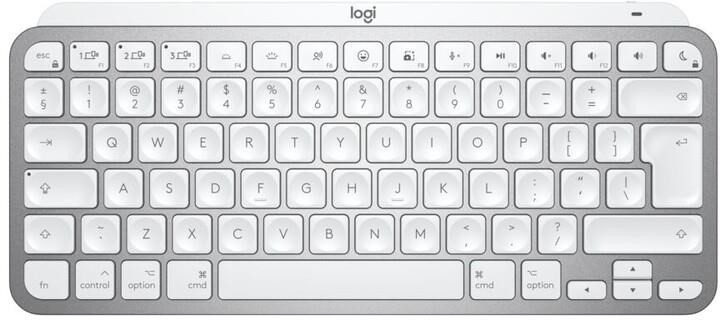 Logitech Wireless Keyboard MX KEYS MINI, CZ/SK, sivá