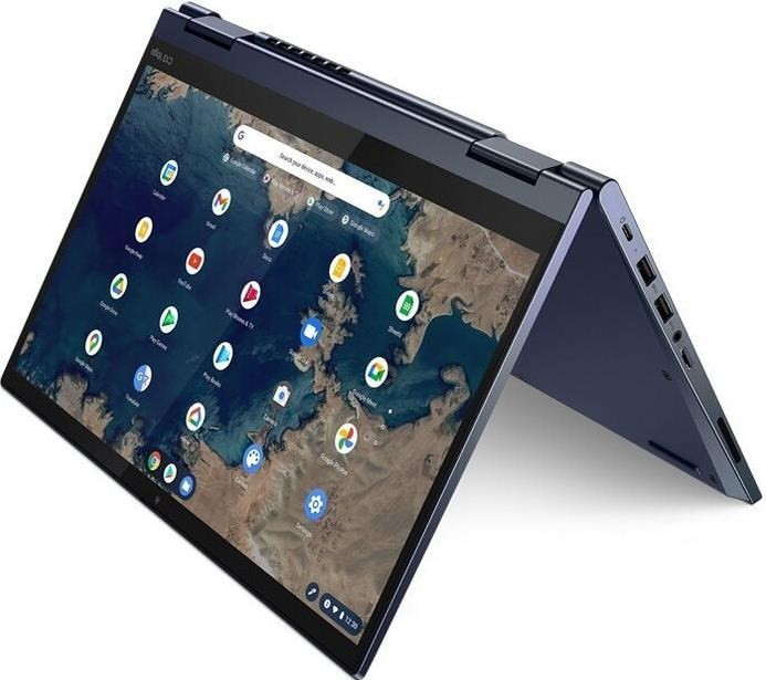 LENOVO NTB ThinkPad C13 Yoga Gen 1-AMD Ryzen 5, 13.3" FHD IPS dotyk, 8GB, 128SSD, HDMI, Int. AMD Ra., Blue, Chrome, 1Y CC