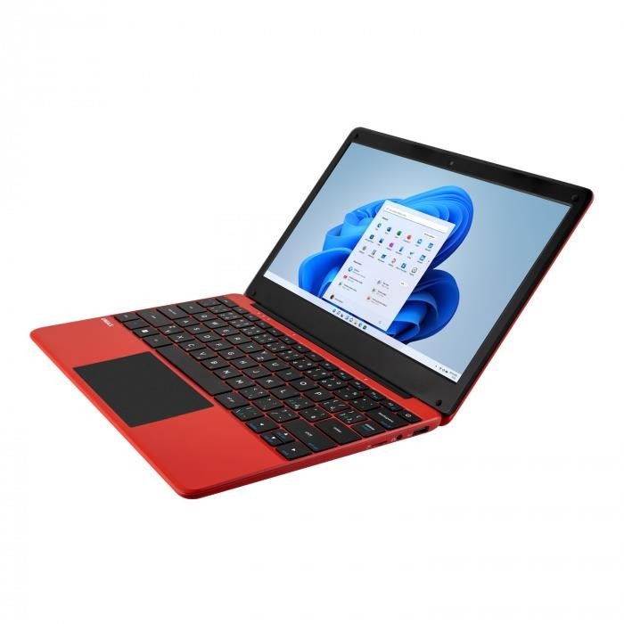 UMAX NTB VisionBook 12WRx Red - 11, 6" IPS HD 1366x768, Celeron N4020 @ 1, 1 GHz, 4GB, 128GBeMMC, Intel UHD, W11P, Červená