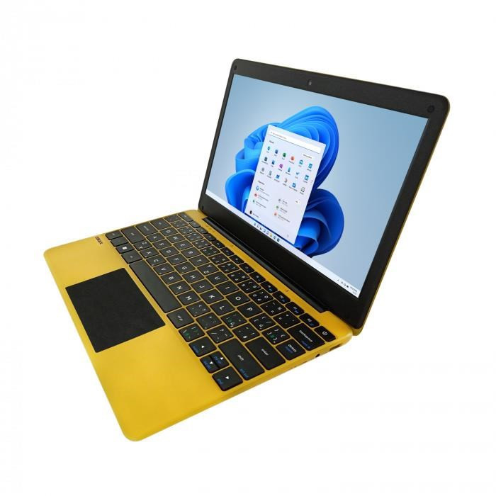 UMAX NTB VisionBook 12WRx Yellow - 11, 6" IPS HD 1366x768, Celeron N4020 @ 1, 1 GHz, 4GB, 128GBeMMC, Intel UHD, W11P, Žltá