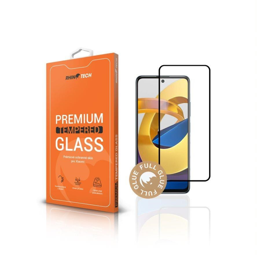 RhinoTech Tvrdené ochranné 2.5D sklo pre Xiaomi Poco M4 Pre 5G / Redmi Note 11T 5G (Full Glue)