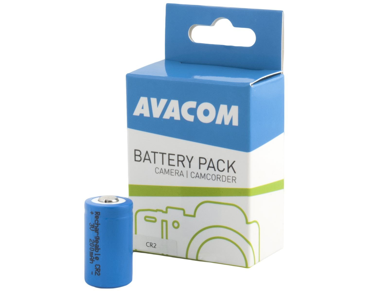 AVACOM nabíjacia fotobatéria Avacom CR2 3V 200mAh 0.6Wh