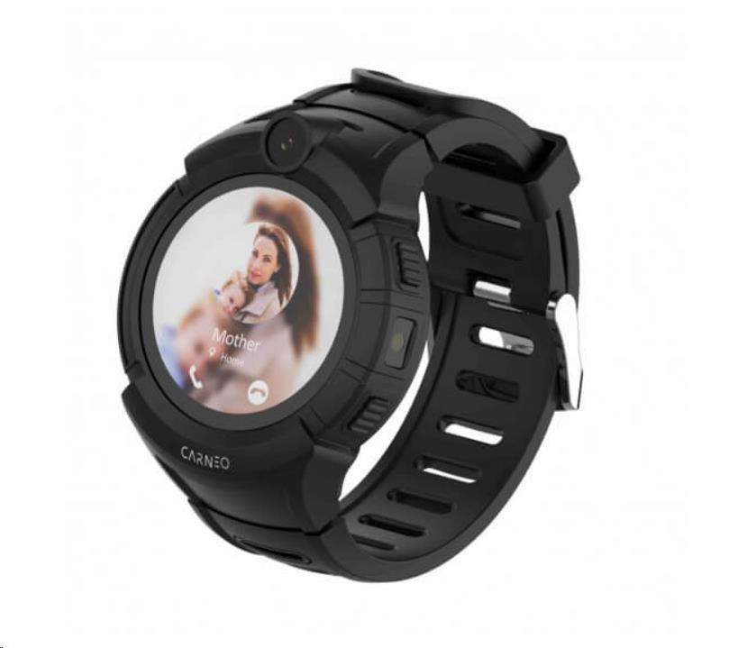CARNEO detské GPS hodinky GuardKid+ black