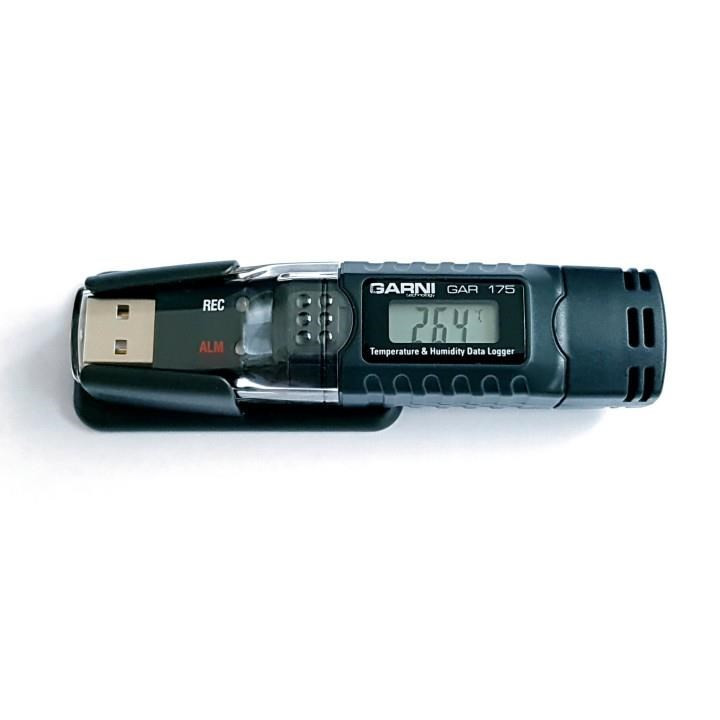 GARNI GAR 175 - USB datalogger na meranie a záznam telpoty a relatívnej vlhkosti