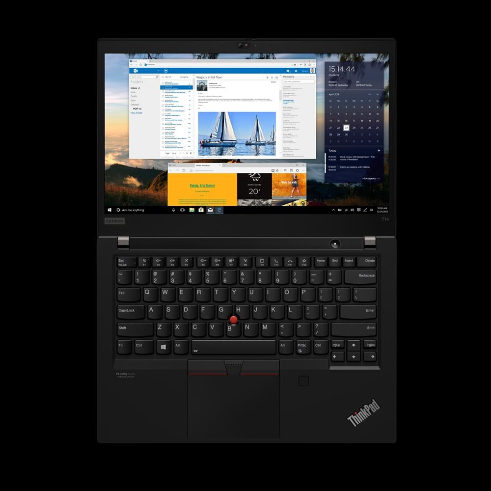 LENOVO NTB ThinkPad T14 Gen 2-AMD Ryzen 7 PRO, 14" UHD IPS, 32GB, 1TSSD, HDMI, Int. AMD Radeon, Cam, čierna, W10P, 3Y Onsite