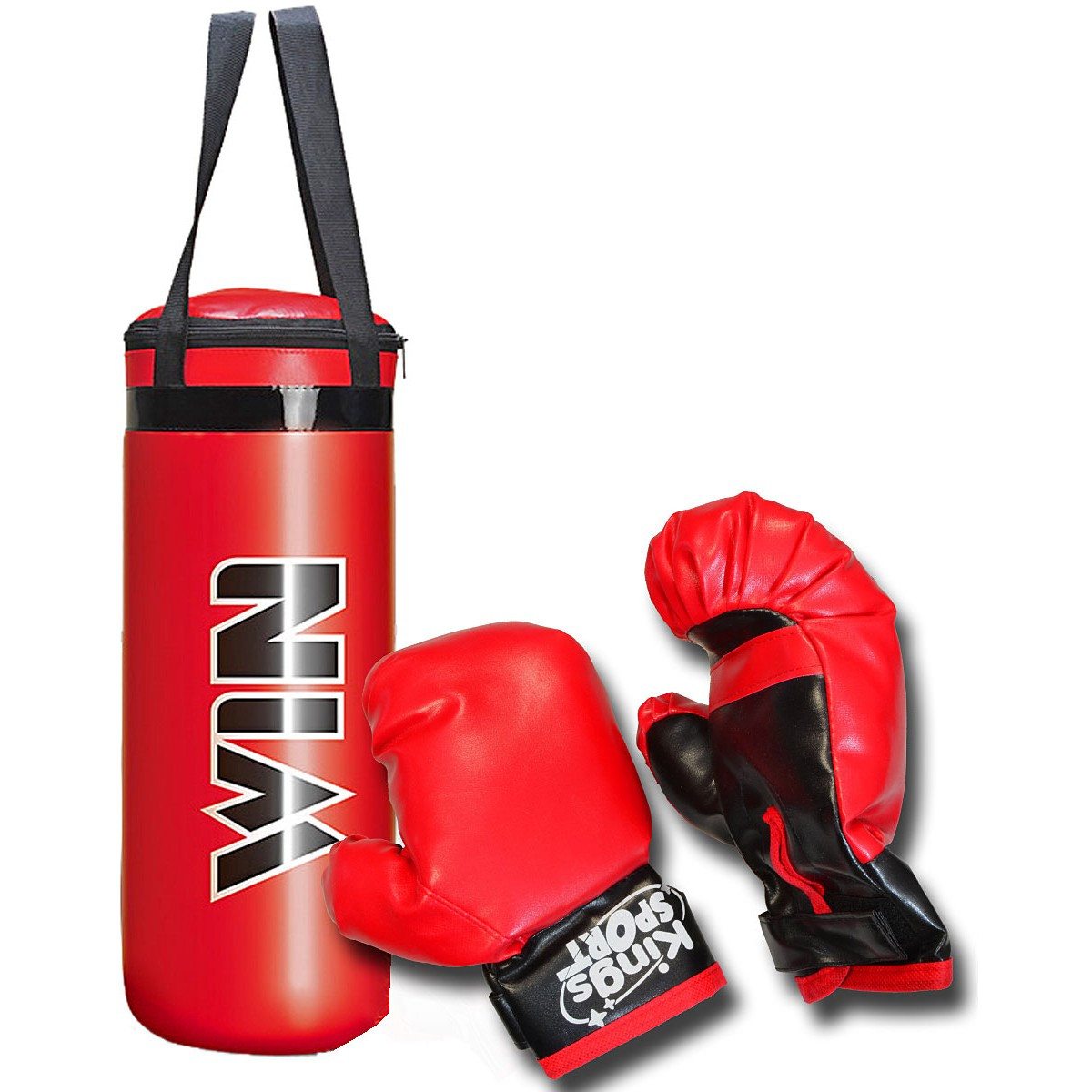 Juniorský boxerský set - vrece 22,5 x15x38,5 cm + rukavice ENERO