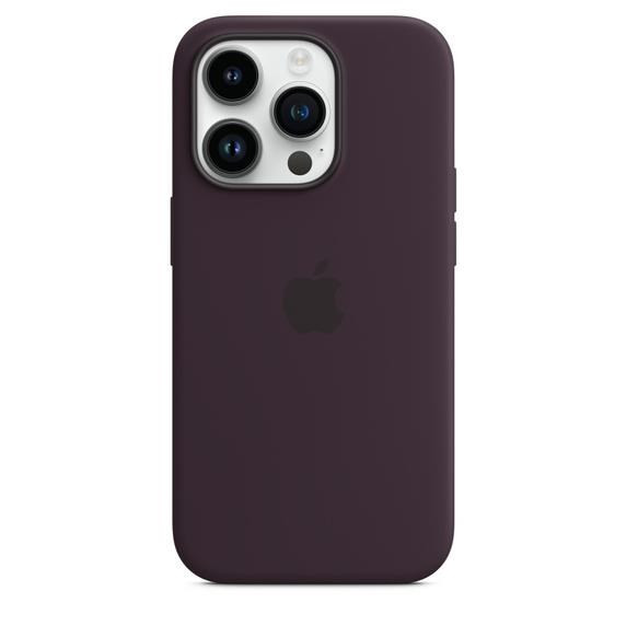 APPLE iPhone 14 Pre silikónové puzdro s MagSafe - Elderberry