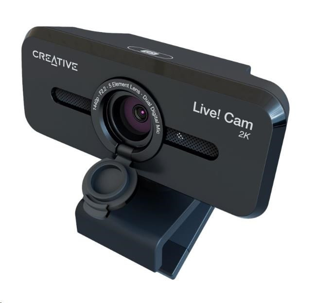 Creative LIVE! CAM SYNC 1080P V3, webkamera, 2K QHD, 4x dig. zoom, mikrofóny