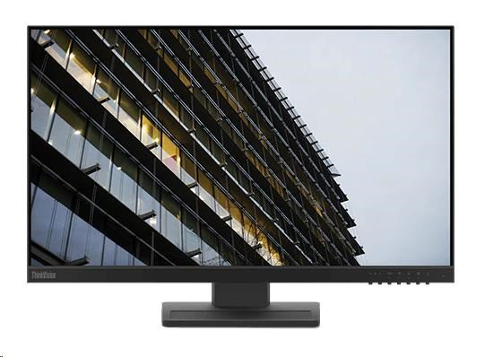 LENOVO LCD ThinkVision E24-28, 23.8” IPS, matný, 16:9, 1920x1080, 178/178, 6ms, 250cd/m2, 1000:1, HDMI, DP, VGA, VESA, Pivot, 3Y